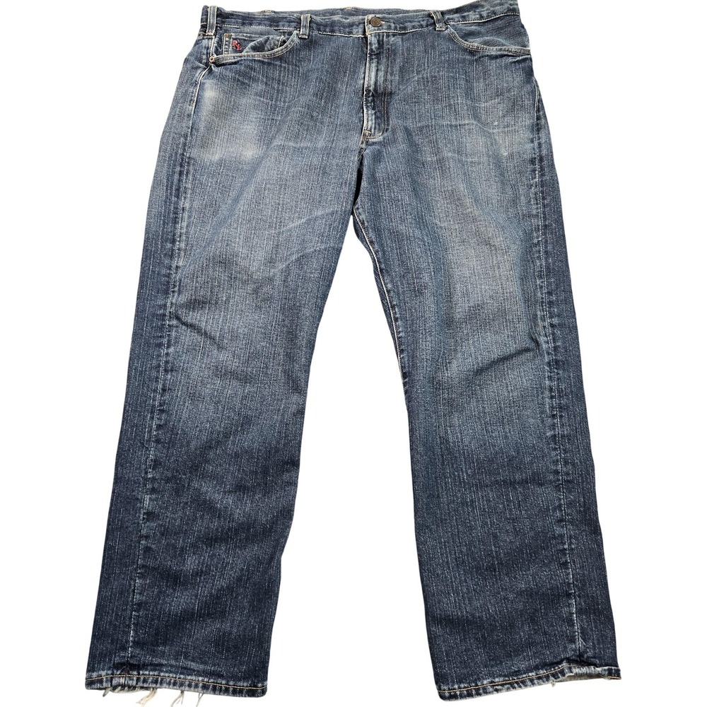 Polo Ralph Lauren Cortlandt 300 Jeans Mens 41x28 (tag 40x30) Blue Straight Denim